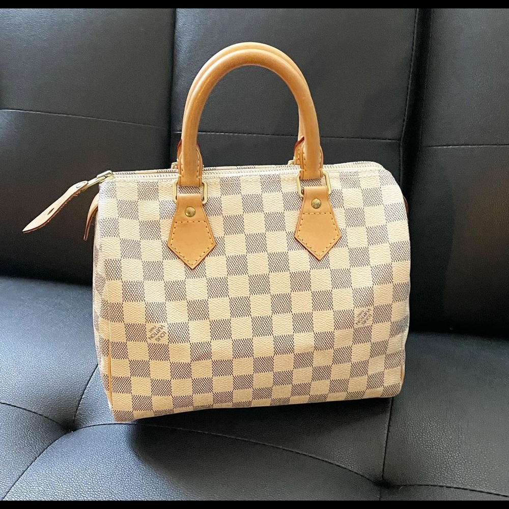 Louis Vuitton Azur Speedy 25 - Picture 2 of 12